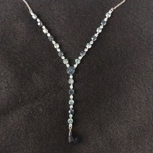 navy sky blue necklace